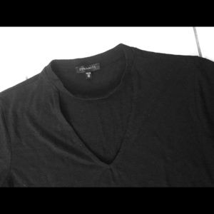 Dynamite black neck choker top